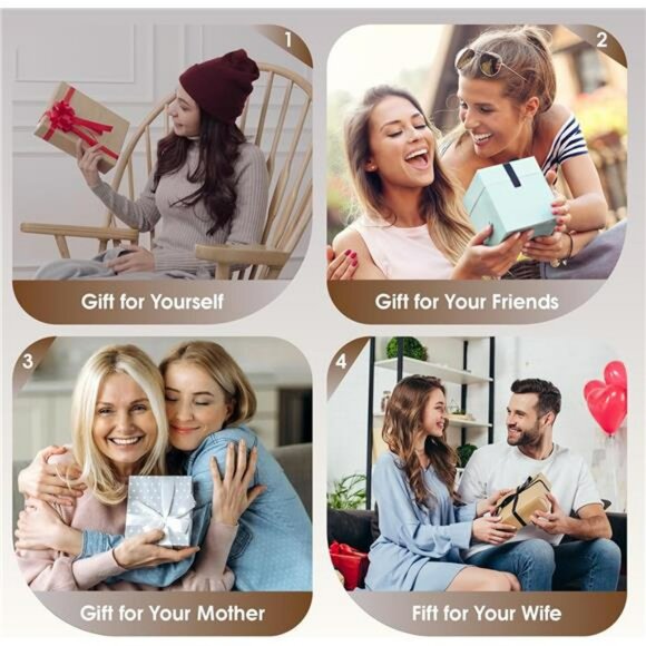 Gold beaded bracelet set 14k plated dainty cross stack stretch layered jewelry g - Picture 4 of 7